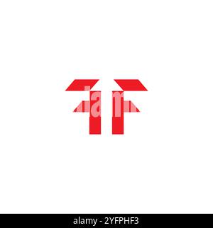 Letter FF Arrow Logo Design. F Arrow Icon Vector Stock Vector