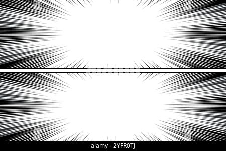 Versus VS letters fight backgrounds in flat comics style design with halftone, lightning. Vector illustration Stock Vector