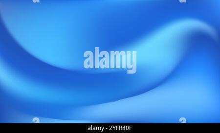 Winter Blue Gradient Background. Smooth blue gradient Stock Vector