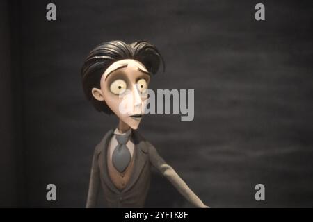 Victor Van Dort puppet from Corpse Bride movie by Tim Burton Stock Photo