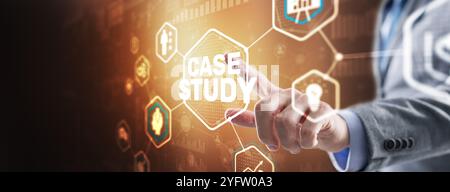 In the social and life sciences a case study concept Stock Photo