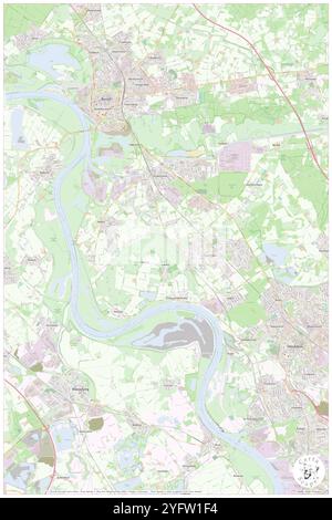 Voerde (Niederrhein), Düsseldorf District, DE, Germany, North Rhine-Westphalia, N 51 37' 30'', N 6 39' 8'', map, Cartascapes Map published in 2024. Explore Cartascapes, a map revealing Earth's diverse landscapes, cultures, and ecosystems. Journey through time and space, discovering the interconnectedness of our planet's past, present, and future. Stock Photo