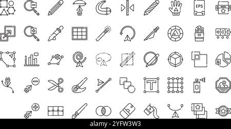 High-Quality Vector Icons Collection with Editable Stroke. Ideal for Professional and Creative Projects. Stock Vector