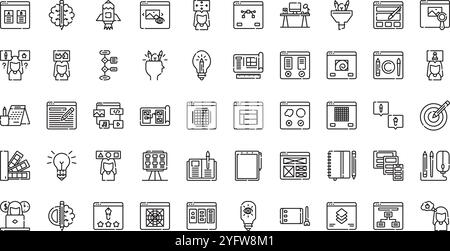 High-Quality Vector Icons Collection with Editable Stroke. Ideal for Professional and Creative Projects. Stock Vector