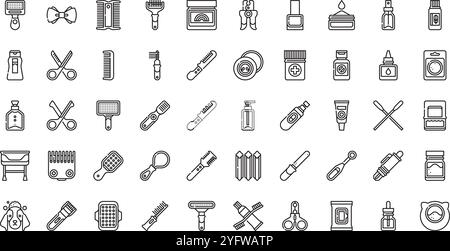 High-Quality Vector Icons Collection with Editable Stroke. Ideal for Professional and Creative Projects. Stock Vector