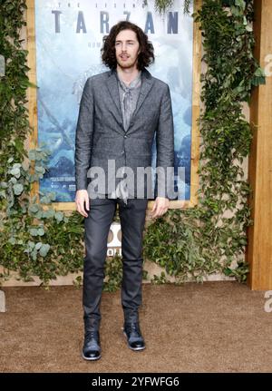 Hozier at the Los Angeles premiere of 'The Legend Of Tarzan' held at the Dolby Theatre in Hollywood, USA on June 27, 2016. Stock Photo