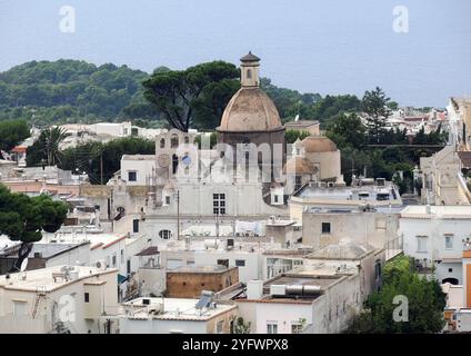 Chiesa di Santa Sofia, Church of Saint Sophia, Anacapri, Isola di Capri, Capri, Campania, Italy, Europe Stock Photo