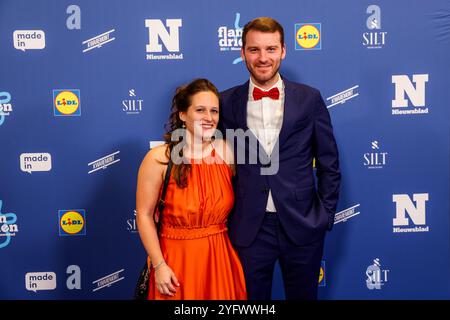 Middelkerke, Belgium. 05th Nov, 2024. Gretel Coorevits pictured at the arrival for the 'Flandrien' award ceremony for the best Belgian cyclist of the 2024 cycling season, organized by newspaper 'Het Nieuwsblad', Tuesday 05 November 2024 in Middelkerke. BELGA PHOTO KURT DESPLENTER Credit: Belga News Agency/Alamy Live News Stock Photo