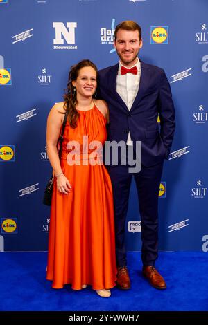 Middelkerke, Belgium. 05th Nov, 2024. Gretel Coorevits pictured at the arrival for the 'Flandrien' award ceremony for the best Belgian cyclist of the 2024 cycling season, organized by newspaper 'Het Nieuwsblad', Tuesday 05 November 2024 in Middelkerke. BELGA PHOTO KURT DESPLENTER Credit: Belga News Agency/Alamy Live News Stock Photo