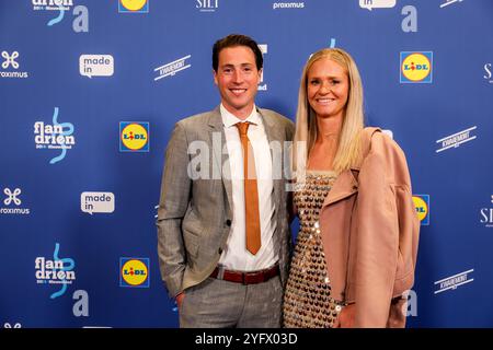 Middelkerke, Belgium. 05th Nov, 2024. Unknown guests pictured at the arrival for the 'Flandrien' award ceremony for the best Belgian cyclist of the 2024 cycling season, organized by newspaper 'Het Nieuwsblad', Tuesday 05 November 2024 in Middelkerke. BELGA PHOTO KURT DESPLENTER Credit: Belga News Agency/Alamy Live News Stock Photo