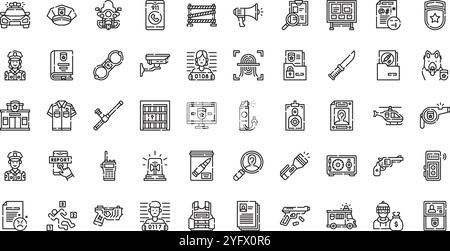 High-Quality Vector Icons Collection with Editable Stroke. Ideal for Professional and Creative Projects. Stock Vector