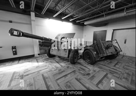 Ordnance QF 25 Pounder. Stock Photo