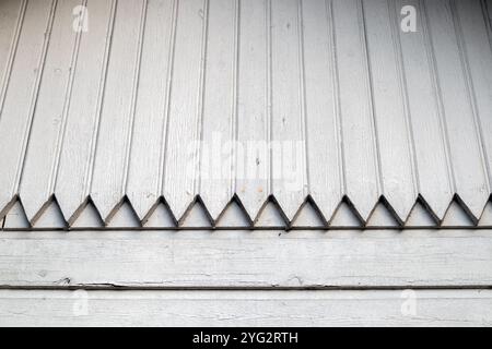 weathered old painted wooden wall detail background pattern Stock Photo