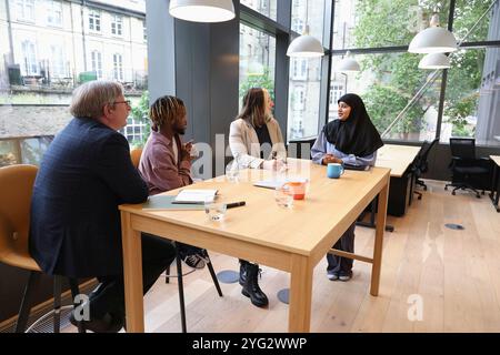 Business people having meeting in office Stock Photo
