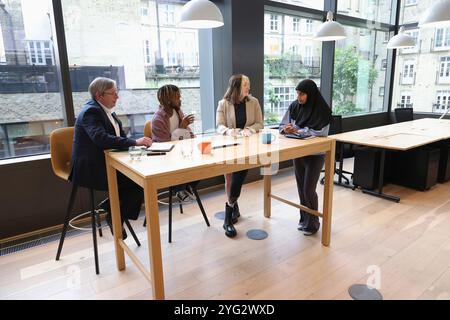 Business people having meeting in office Stock Photo