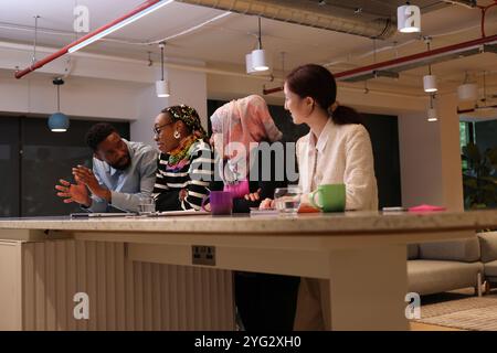 Creative team working in office Stock Photo