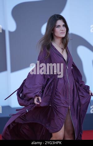 Guests attend the 'Kjaerlighet' red carpet during the 81st Venice International Film Festival at Palazzo del Cinema on September 06, 2024. Stock Photo