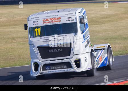 David Smith in his DS Racing MAN TGX during the 2024 British Truck ...