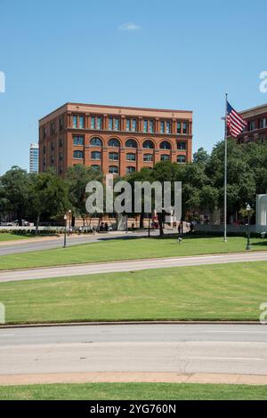 The Sixth Floor Museum at Dealey Plaza in Dallas Stock Photo