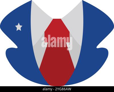 Dress Code Branding Logo with Tie Vector Art and Design Stock Vector