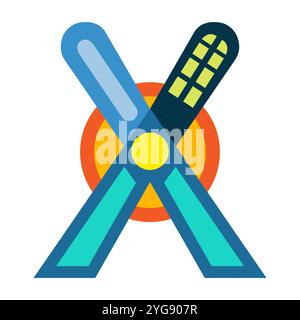 cosmos effect alphabet letter vector illustration. Modern fantasy character. Stock Vector
