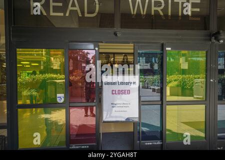 Geisel First Floor The library is closed after the incident. On the morning of November ...