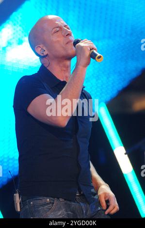 Catania Italy 29/06/2007: Raf,Italian singer,during the television show “Festivalbar 2007” Stock Photo