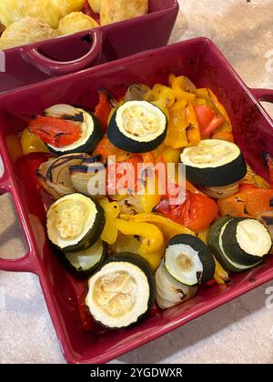Roast vegetables Stock Photo