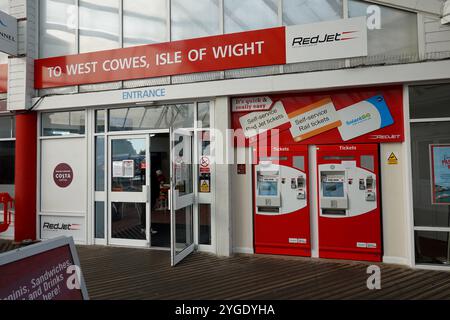 Red Jet Fast Passenger Ferry Terminal In Southampton England Operating A Passenger Service To The Isle Of Wight Stock Photo