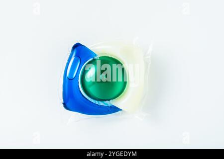 dishwasher tablets , detergent  on a white background Stock Photo