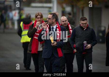 Scenes from Down Royal Racecourse on Day 2 of the Festival Of Racing weekend, featuring the Ladbrokes Champion Chase. Stock Photo