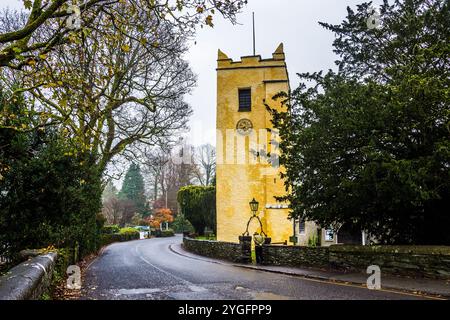View of St. Oswalds Church, the parish church of Grasmere. Stock Photo