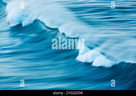 Breaking Waves, Garden Route, South Africa Stock Photo