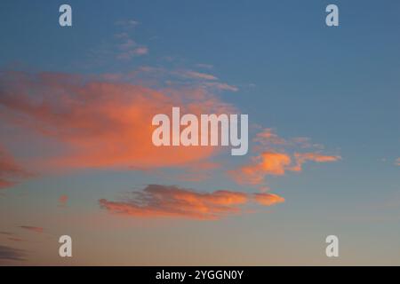 sunset clouds Stock Photo