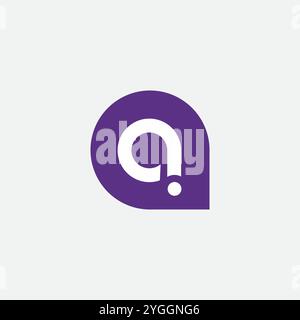 Vector a latter logo design template Stock Vector