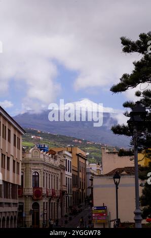 Tenerife, Canary Islands, Canary Islands, travel, vacation, La Orotava, view of the Teide Stock Photo