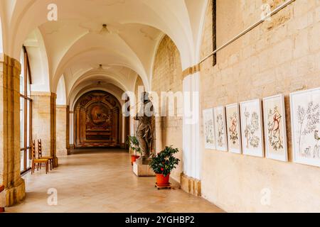 Cloister. Strahovský klášter - Strahov Monastery. Strahov, Prague, Czech Republic, Europe Stock Photo