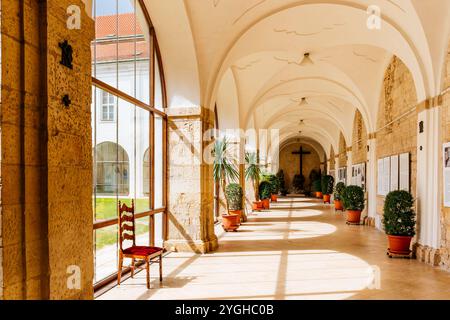Cloister. Strahovský klášter - Strahov Monastery. Strahov, Prague, Czech Republic, Europe Stock Photo