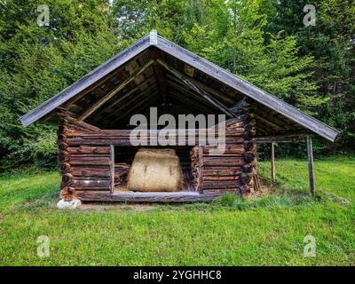 Late summer near Wamberg (Garmisch-Partenkirchen) Stock Photo