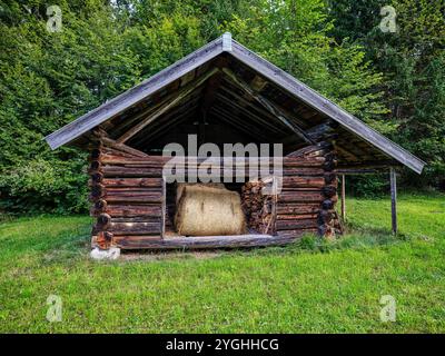 Late summer near Wamberg (Garmisch-Partenkirchen) Stock Photo