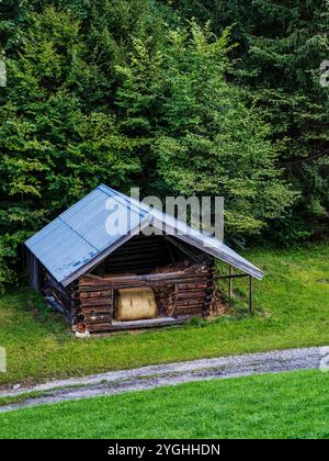 Late summer near Wamberg (Garmisch-Partenkirchen) Stock Photo