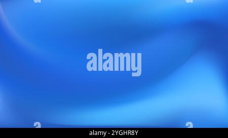 Winter Blue Gradient Background. Smooth blue gradient Stock Vector
