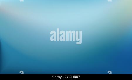 Winter Blue Gradient Background. Smooth blue gradient. Stock Vector