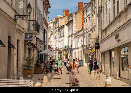 In the old town of La Rochelle, France, Europe Stock Photo