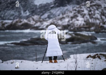 Lofoten, Norway, Winter, Photographer, The North Face Stock Photo