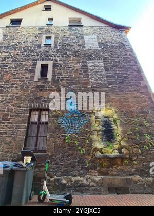painted house wall, Germany Stock Photo