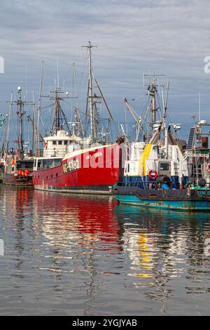 Commercial fishing vessel in Steveston Harbour British Columbia Canada Stock Photo