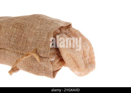 Tianma is isolated on a white background, with Chinese herbal medicine Stock Photo