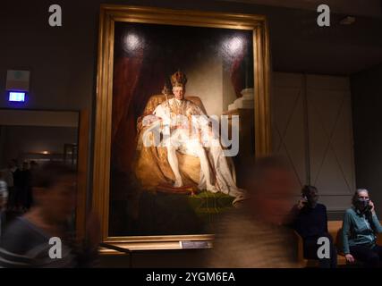 Vienna. 7th Nov, 2024. This photo taken on Nov. 7, 2024 shows the portrait of Francis I of Austrian Empire at the Imperial Treasury Vienna in Vienna, Austria. Credit: Han Lu/Xinhua/Alamy Live News Stock Photo