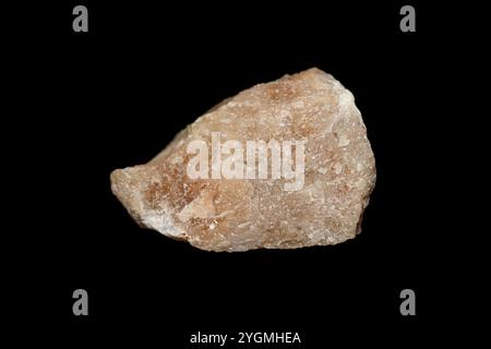 Natural rough Pyrophyllite ore on dark background, aluminum-rich rocks Stock Photo